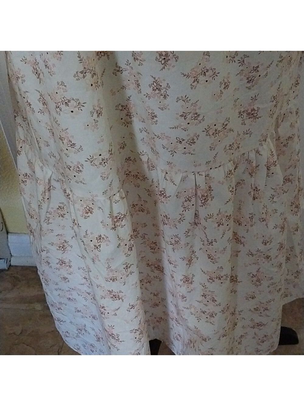 Who What Wear Women Ruffle Charming Floral Midi Dress NWT Size S - Picture 5 of 15